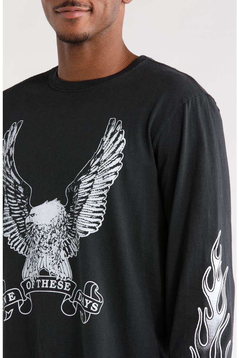 An American Original Long Sleeve Graphic T-Shirt, Alternate, color, WASHED BLACK