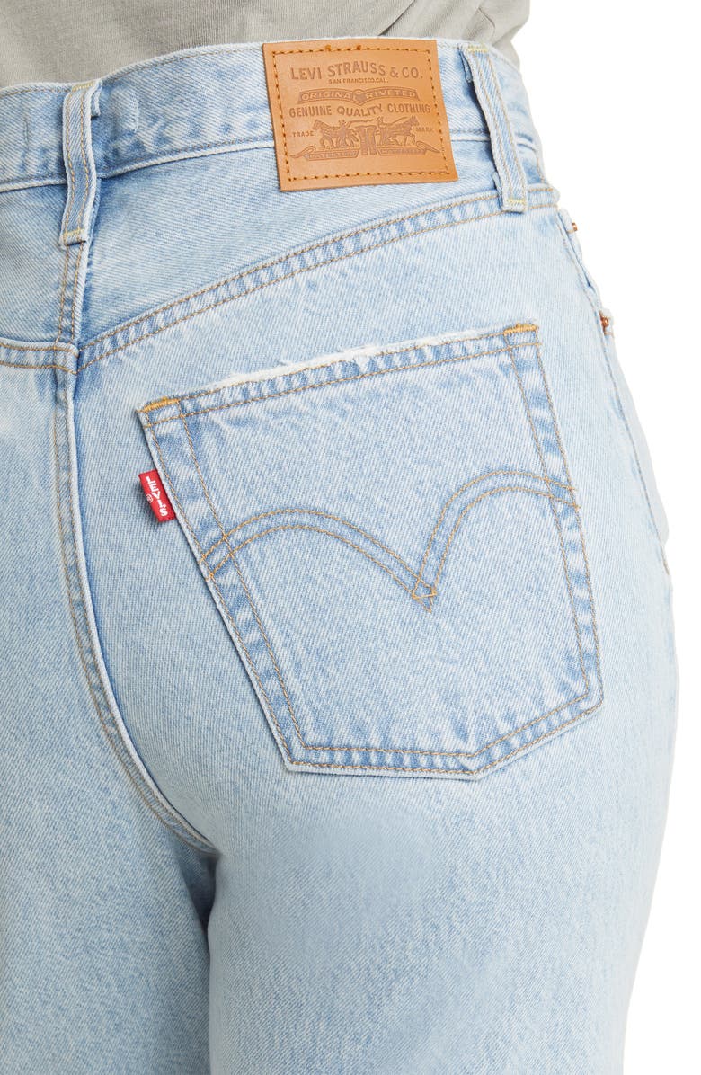 Levi's<sup>®</sup> Ribcage High Waist Ankle Straight Leg Jeans, Alternate, color, 