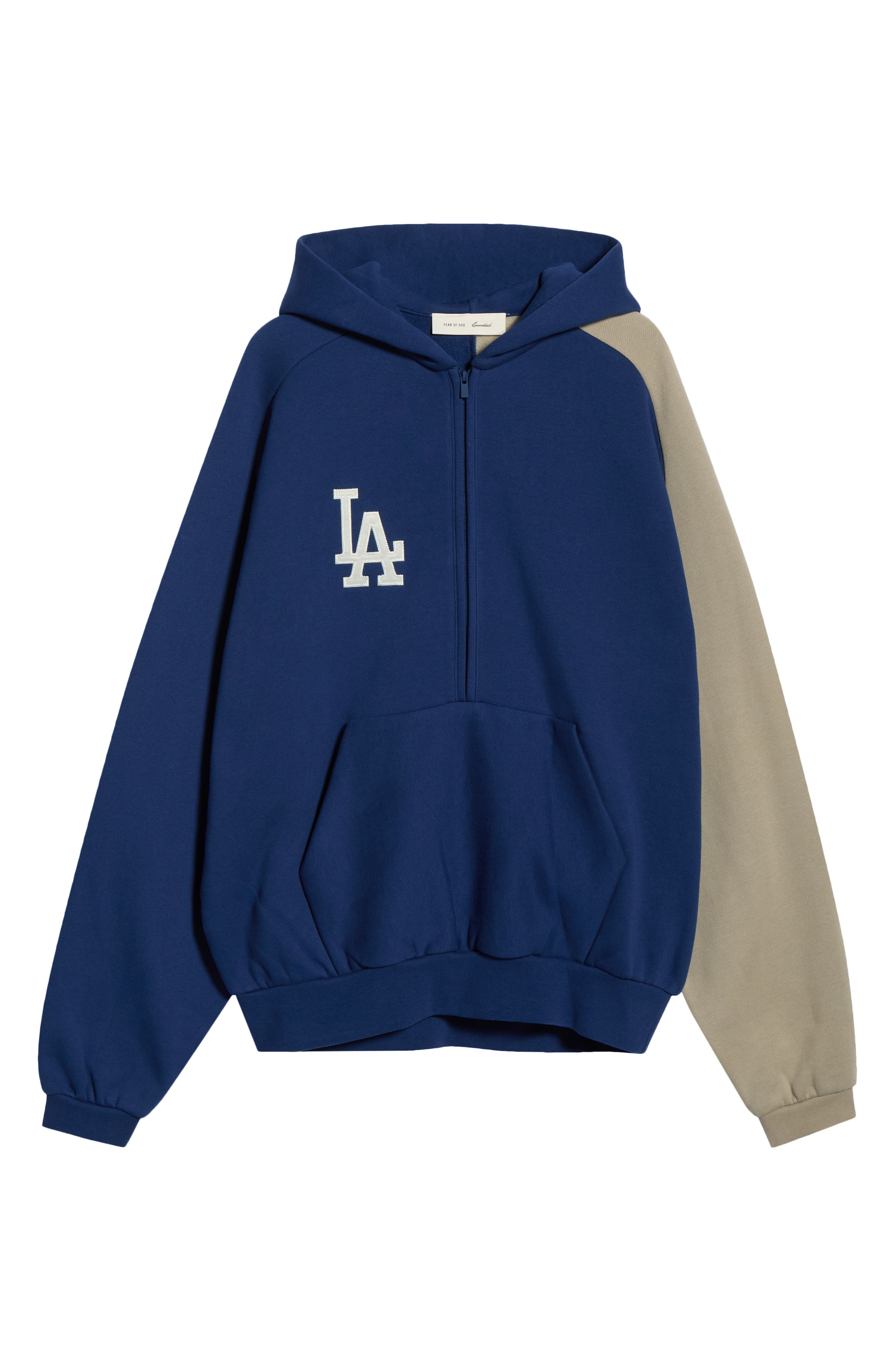 Fear of God Essentials x MLB LA Dodgers Cotton Blend Fleece Half