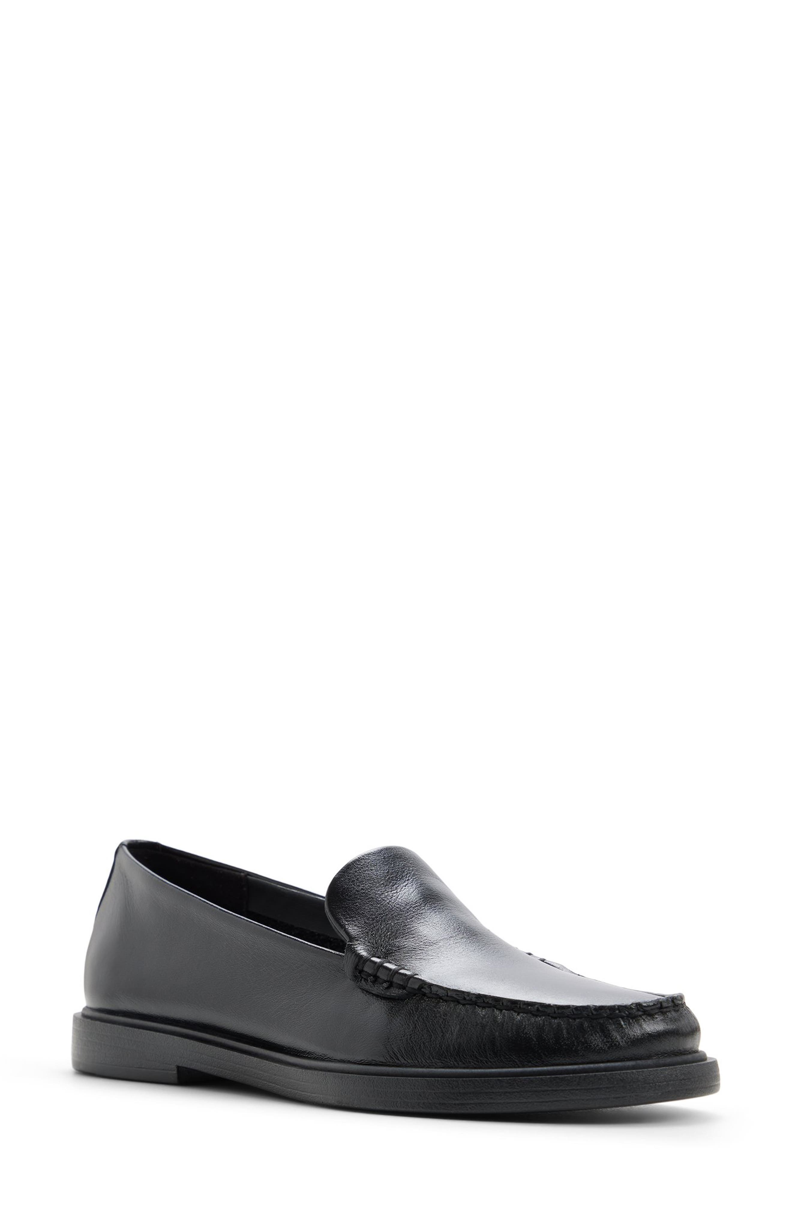 G.H.BASS Sloane Moc Toe Loafer, Main, color, Black