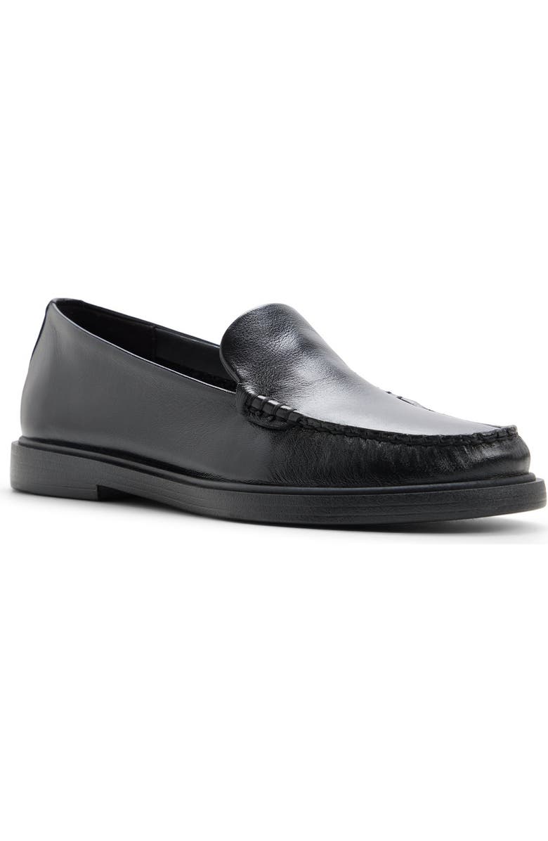 G.H.BASS Sloane Moc Toe Loafer, Main, color, Black