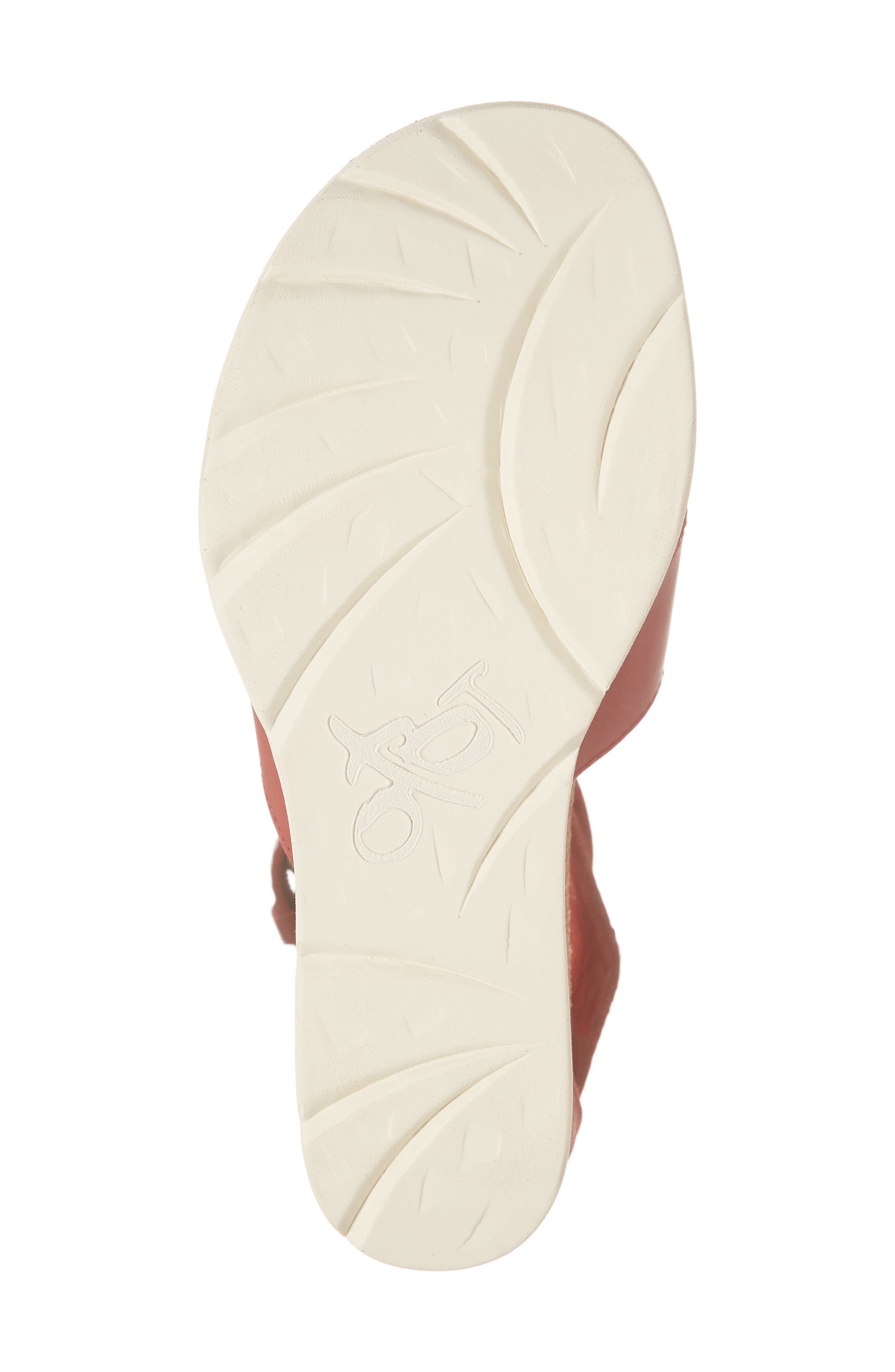 Teamwork Ankle Strap Sandal, Alternate, color, APPLE LEATHER