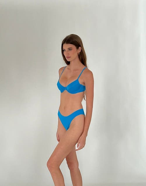 Weworewhat Classic Scoop Bottom In Turquoise