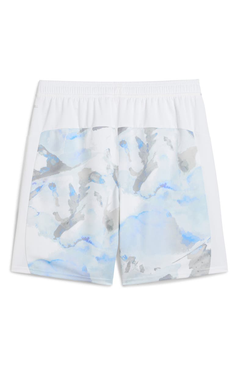 PUMA x KidSuper MTY Replica Performance Mesh Soccer Shorts, Alternate, color, Puma White-Deep Navy