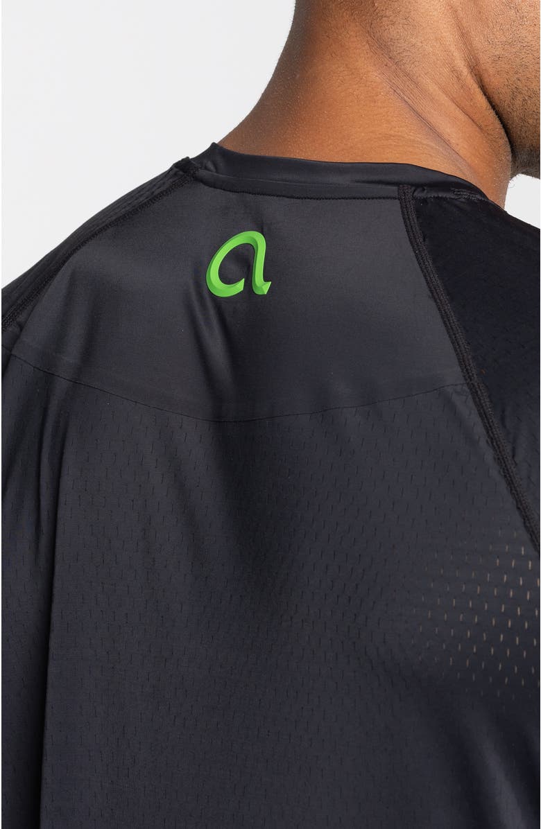 AVI Performance Pickleball Short Sleeve, Alternate, color, Black Beauty