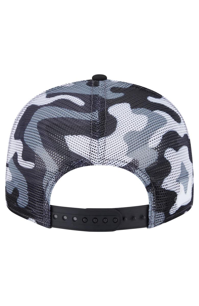 New Era Men's New Era Gray/Black Vegas Golden Knights Camo Meshback 9FIFTY Snapback Hat, Alternate, color, Gray