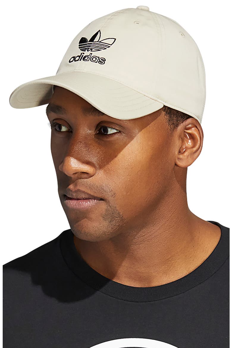 adidas Original Relaxed Split Baseball Cap, Alternate, color, ALUMINA