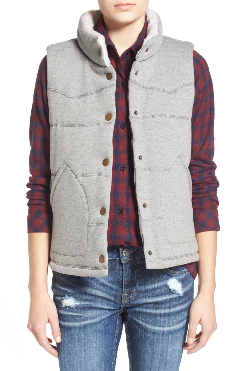 Thread & Supply 'Roanah' Quilted Knit Vest, Main, color,
