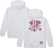 Mitchell & Ness Men's Mitchell & Ness x Tats Cru White Philadelphia 76ers Hardwood Classics Brick Pullover Hoodie