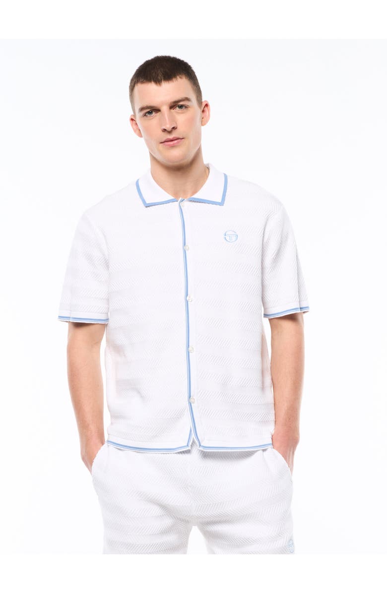 Sergio Tacchini Riva Cabana Shirt, Main, color, Brilliant White