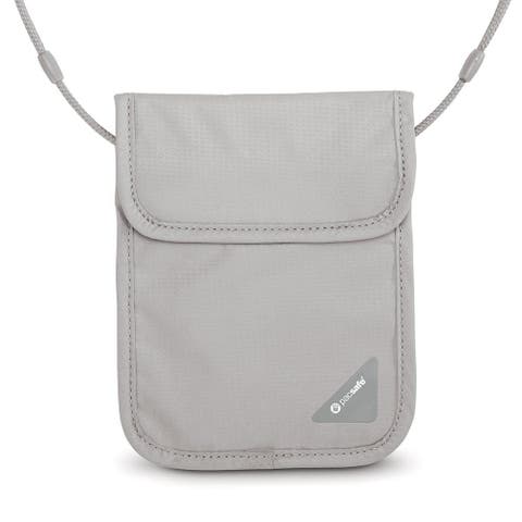 Coversafe X75 Anti-theft RFID Blocking Neck Pouch Neutral Grey