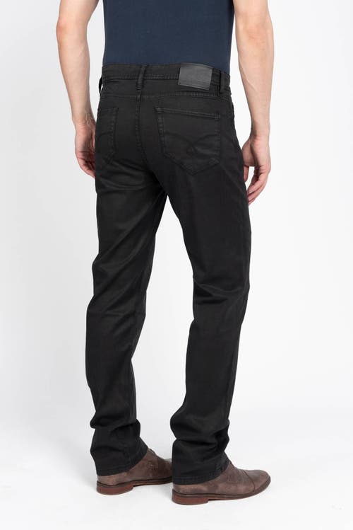 Jack Of Spades Jack Fit Five Pocket Pants In Brushed Black Sateen
