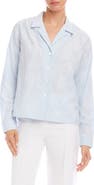 Karen Kane Embellished Button-Up Shirt
