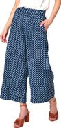 GIBSONLOOK Print Wide Leg Crop Pants