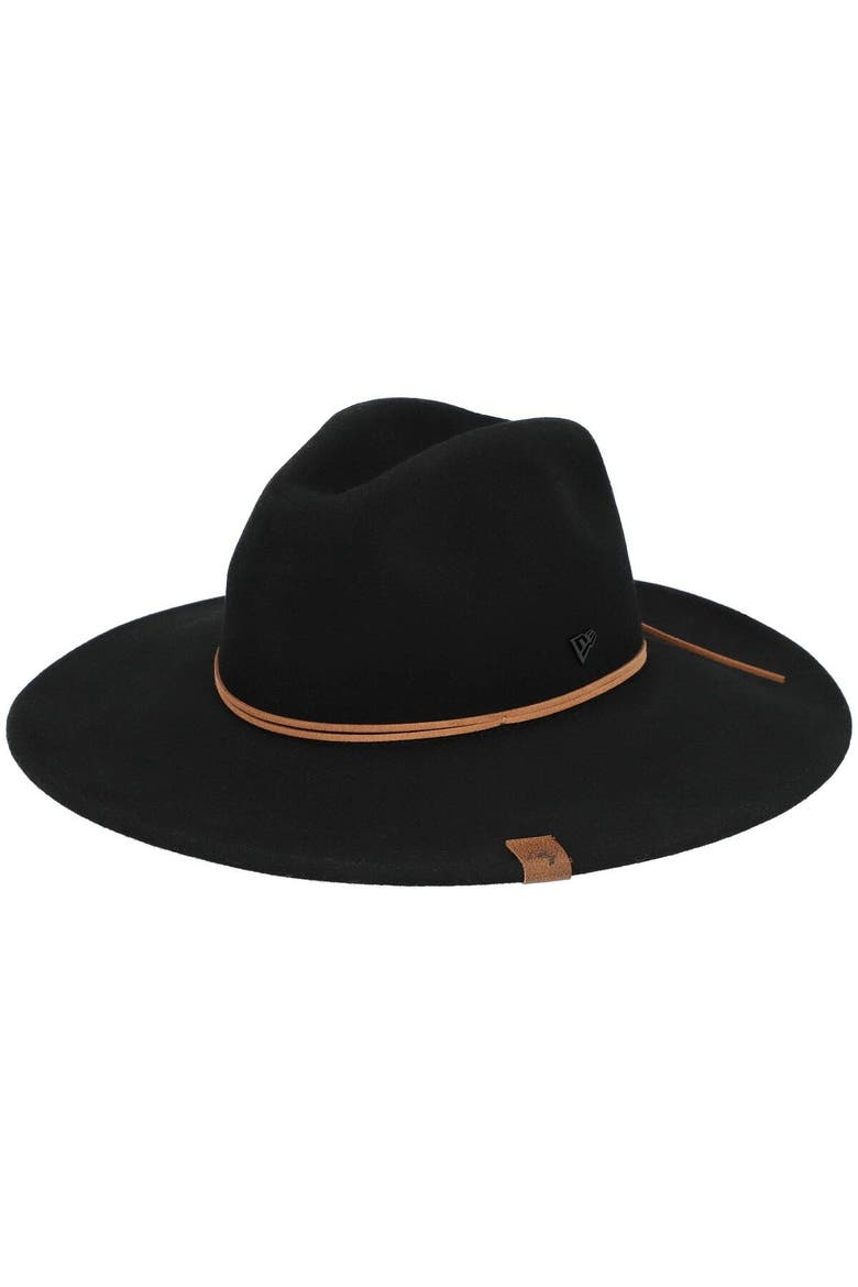 Women's New Era Black Tampa Bay Buccaneers Willow Wide Brim Fedora, Main, color, Black