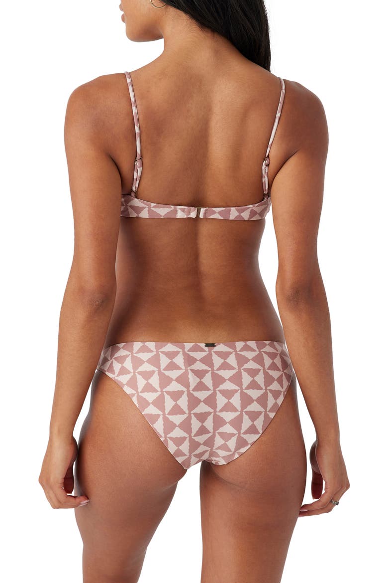 Saltwater Essentials Rockley Bikini Bottoms, Alternate, color, ROSE DUST