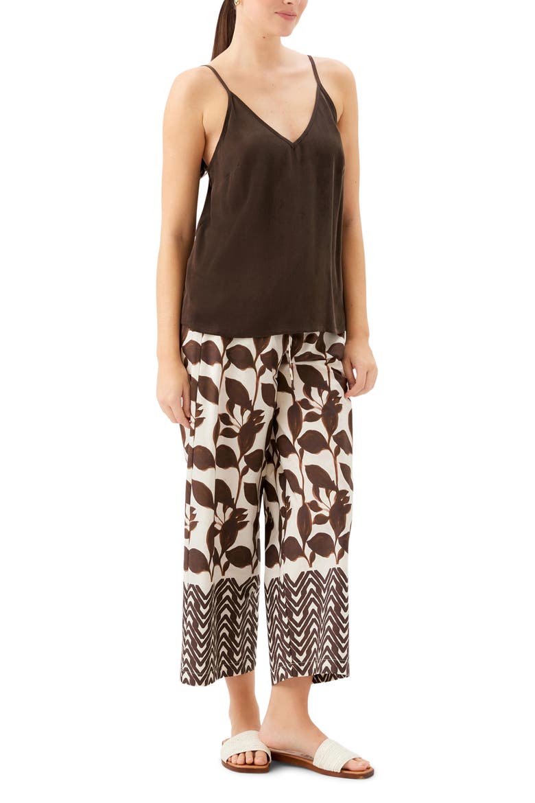 Cora Ankle Wide Leg Drawstring Pants, Alternate, color, PRINT