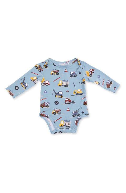 Kids' Crayon Construction Long Sleeve Bodysuit