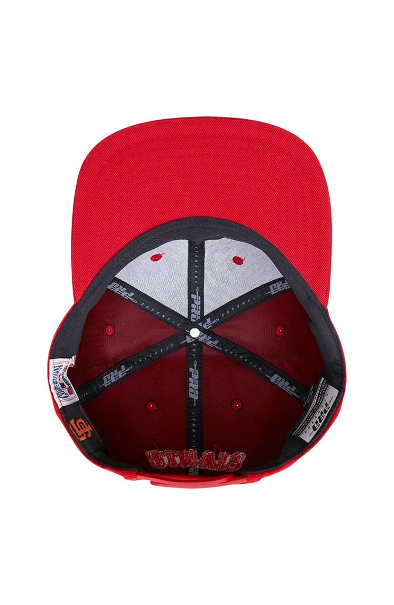 PRO STANDARD Men's Pro Standard San Francisco Giants Triple Red Snapback Hat, Alternate, color, 