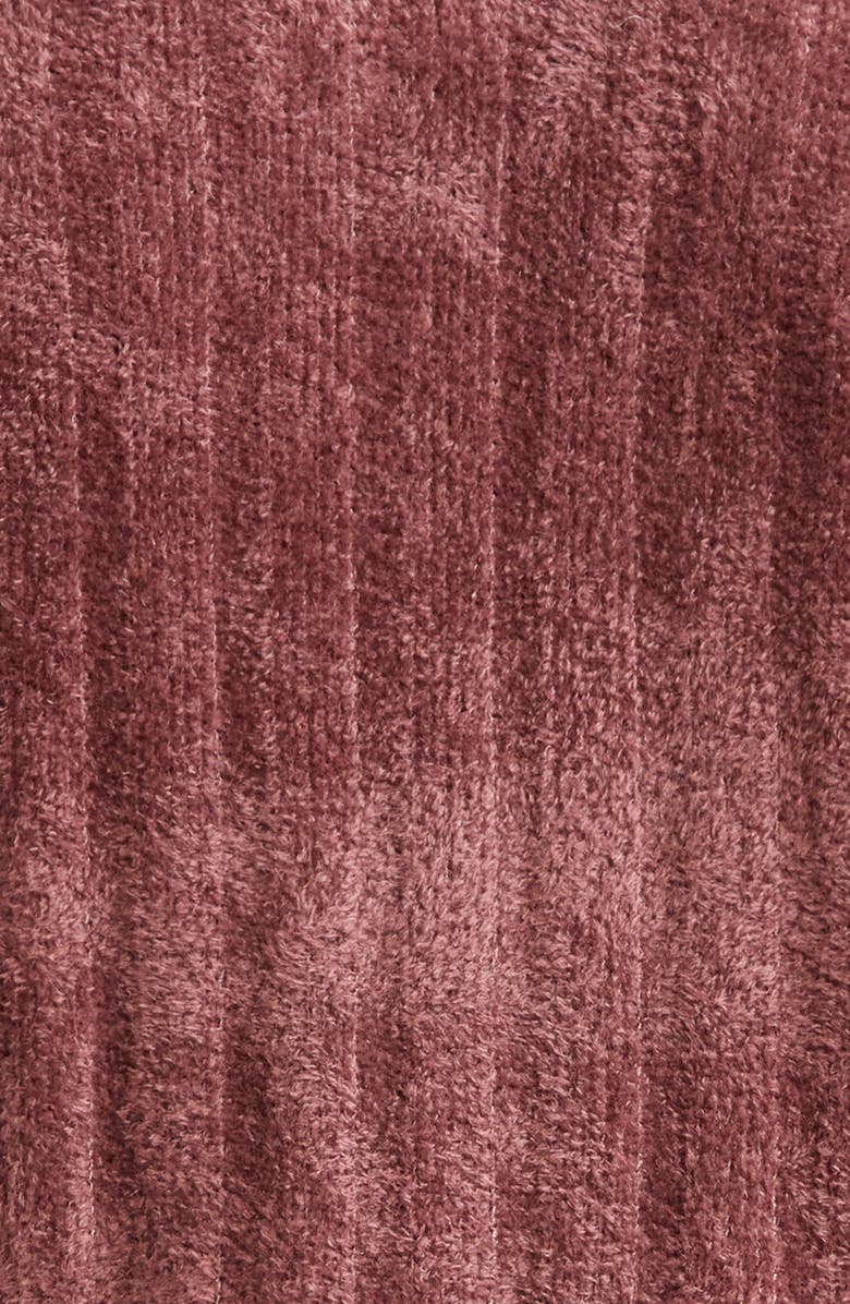 The Elder Statesman Chenille Rib Polo Sweater, Alternate, color, 