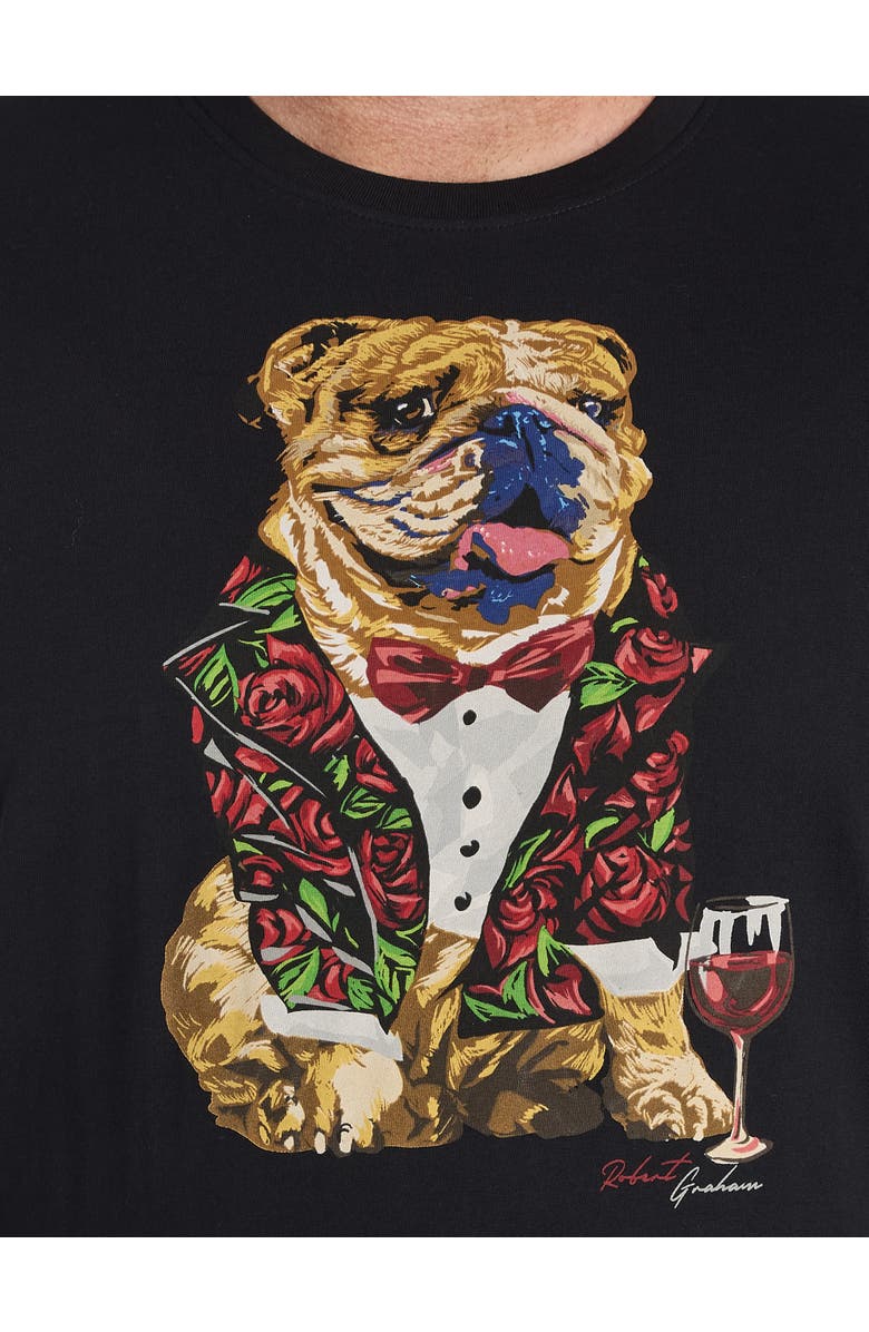 Robert Graham DXL Big & Tall Great Graham T-Shirt, Alternate, color, Black