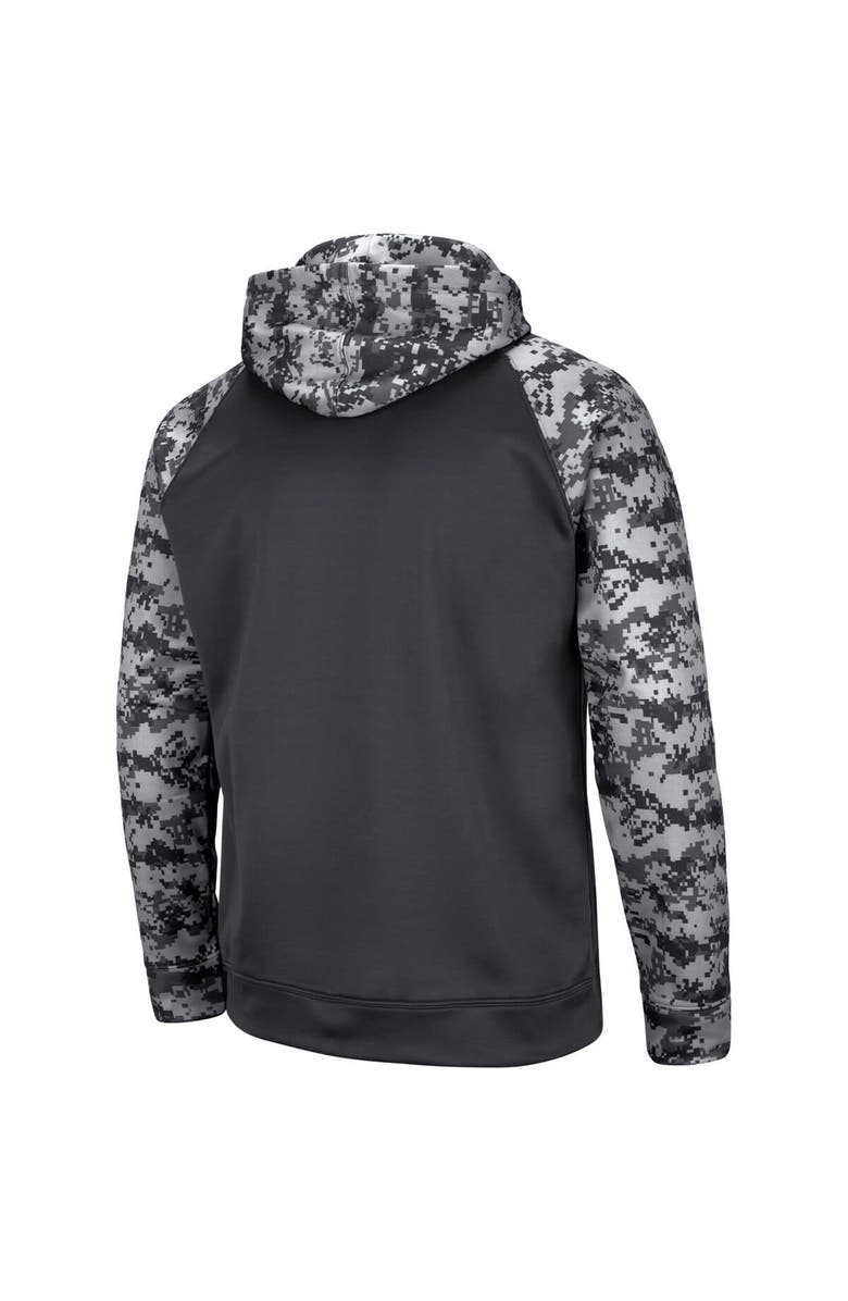 COLOSSEUM Men's Colosseum Charcoal Maryland Terrapins OHT Military Appreciation Digital Camo Pullover Hoodie, Alternate, color,