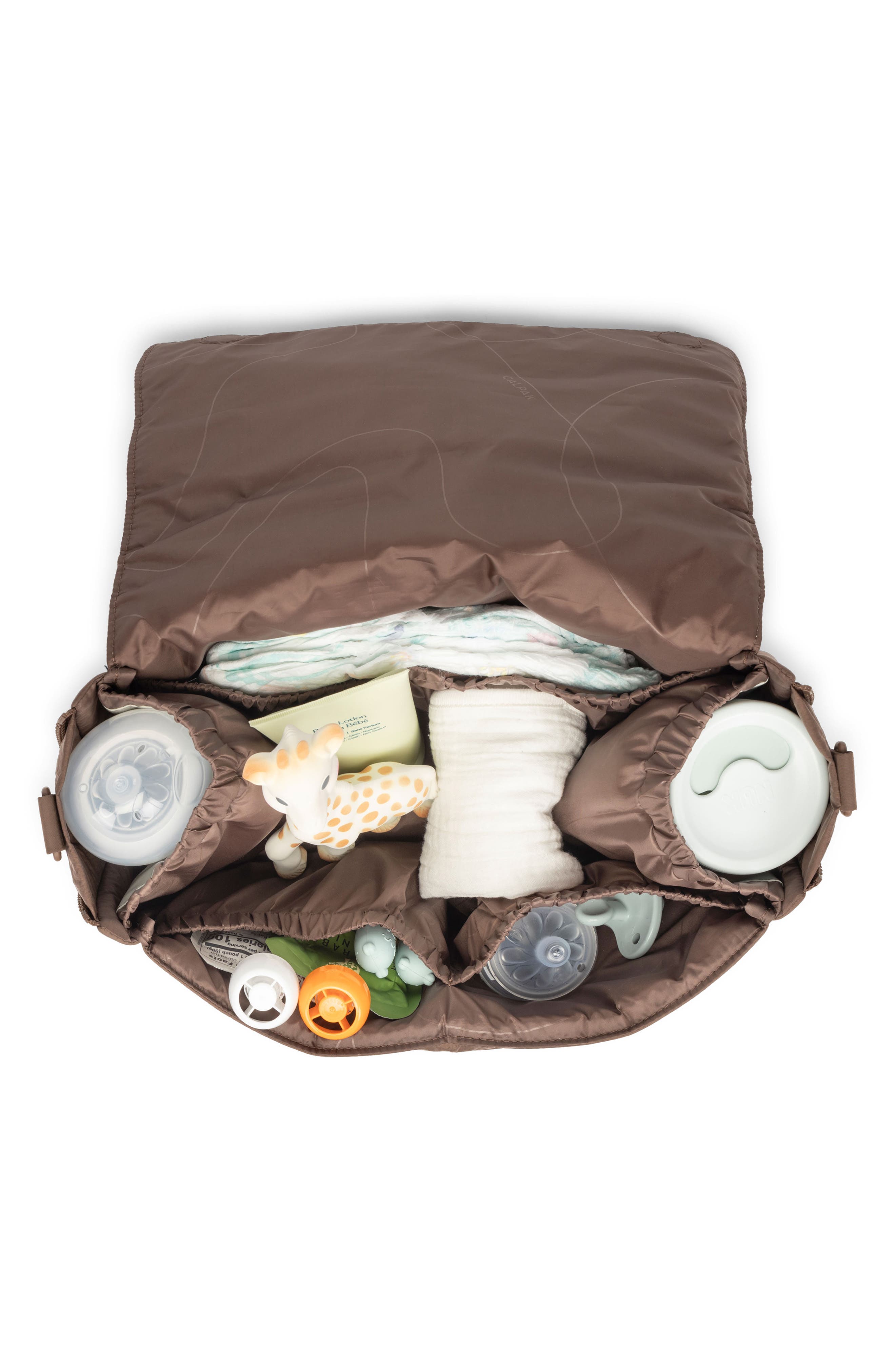 CALPAK Convertible Stroller Caddy Crossbody Bag, Alternate, color, Hazelnut