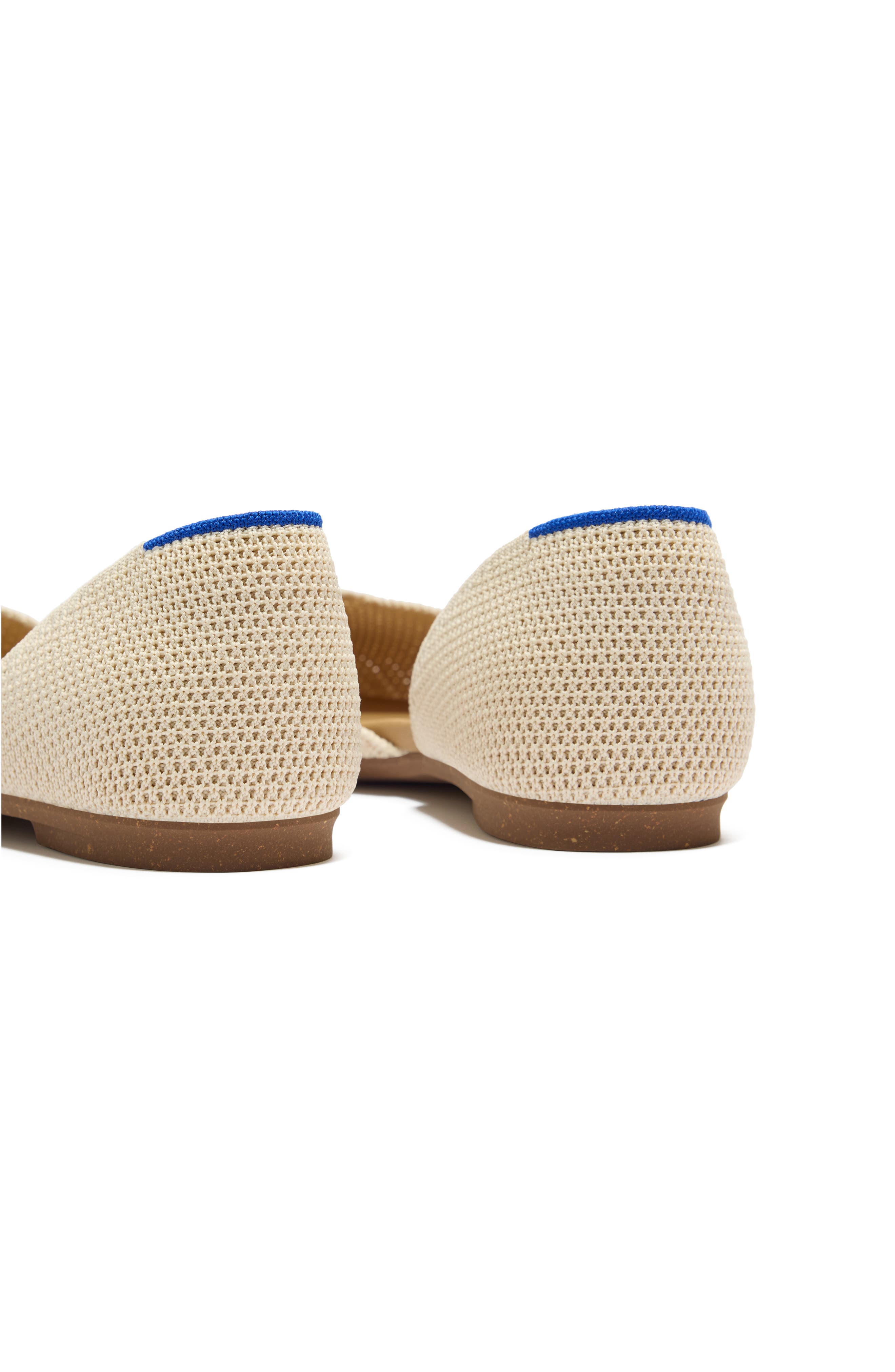 The d'Orsay Flat, Alternate, color, CONCH RAFFIA-KNIT