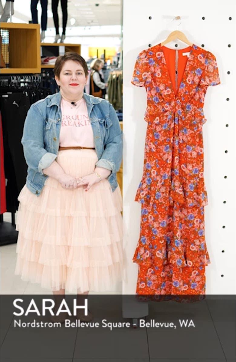 Lavina Tiered Maxi Dress, sales video thumbnail