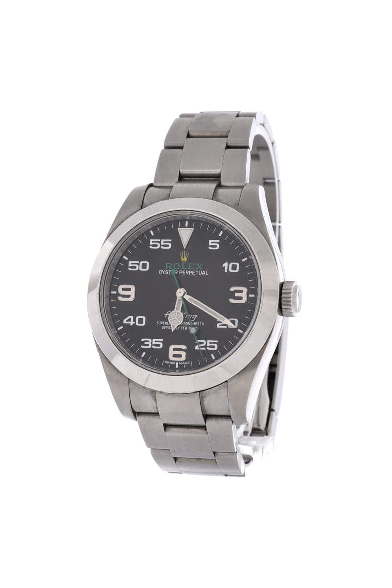 Oyster Perpetual Air King Chronometer Automatic Watch Stainless Steel 40, Alternate, color, Metallic Silver