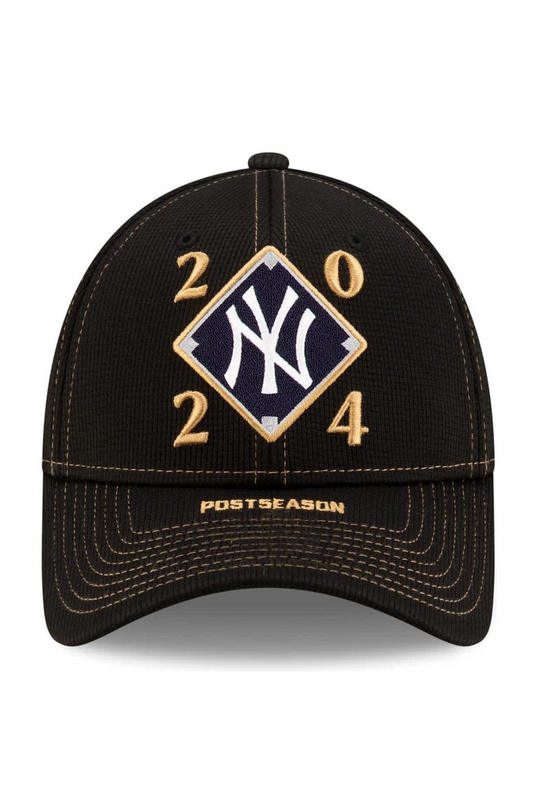 Men's New Era Black New York Yankees 2024 American League Division Series Champions Locker Room 9FORTY Adjustable Hat, Alternate, color, Black