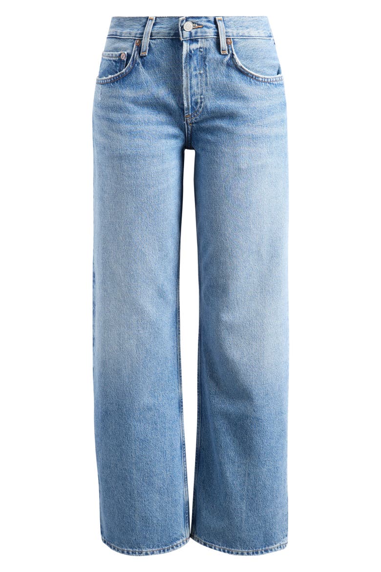 Low Rise Relaxed Straight Leg Jeans, Alternate, color, VAULT WORN INDIGO