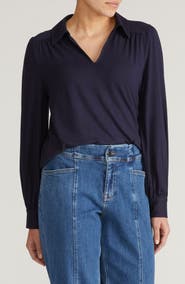 Universal Standard Moore Liquid Jersey Popover Top