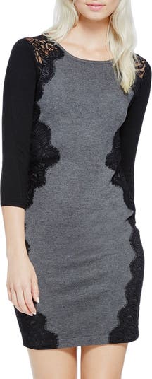 Vince Camuto Lace Trim Sweater Dress | Nordstrom