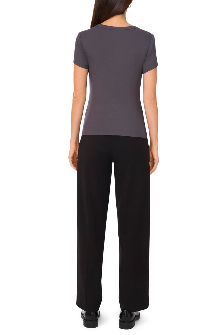 Rib Knit Jersey T-Shirt, Alternate, color, MAGNET
