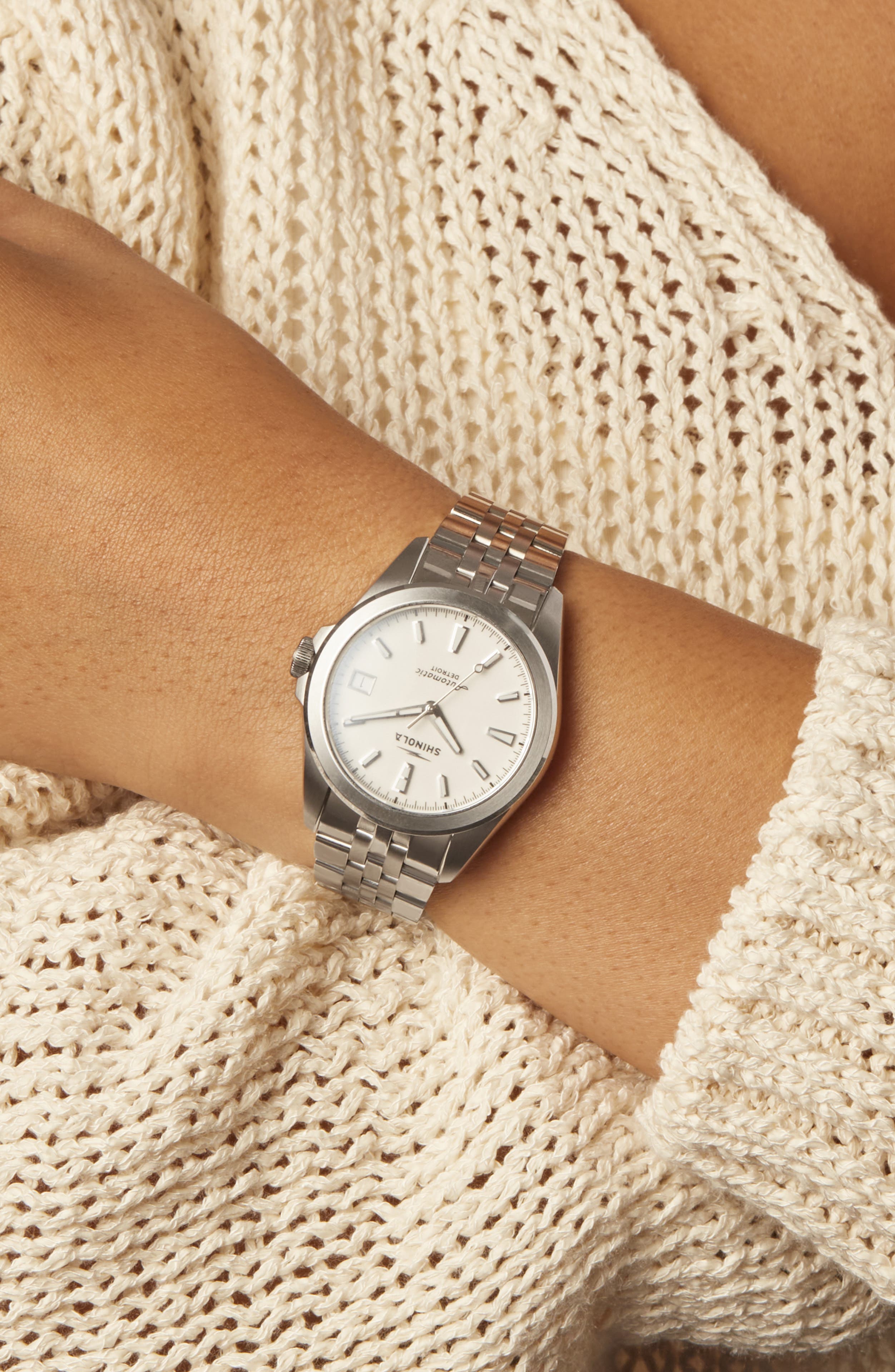 Shinola The Circadian Monster Automatic Bracelet Watch, 36mm