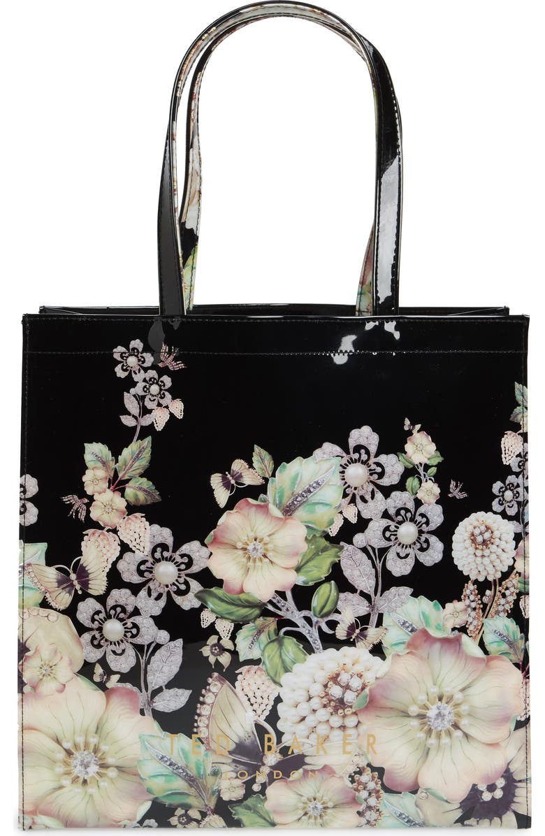 Ted Baker London Gem Gardens Large Icon Tote, Main, color,
