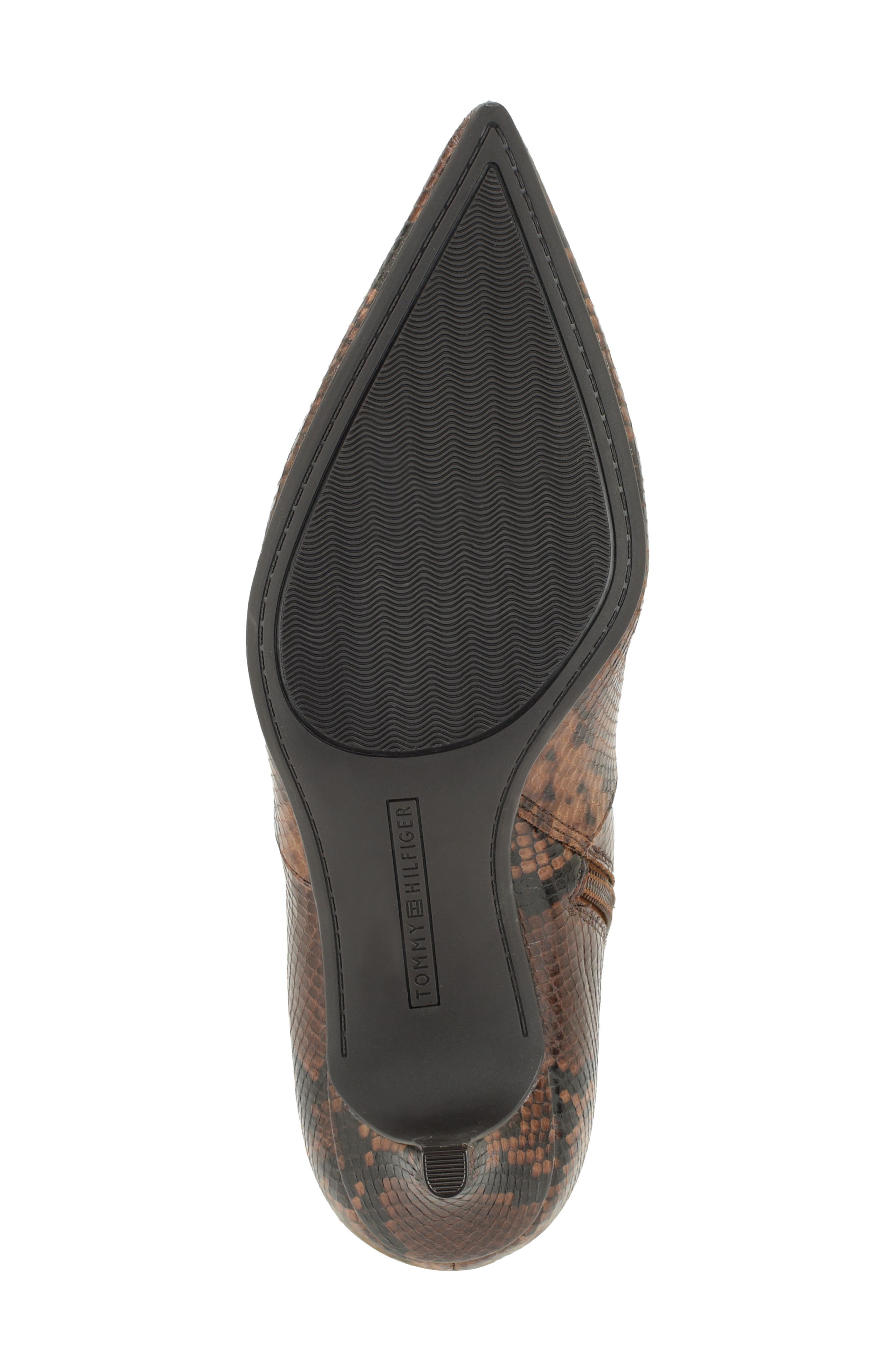 Derisa Knee High Faux Leather Boot, Alternate, color, COGNAC