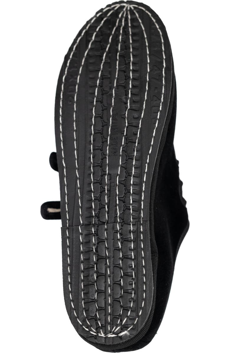 Gondolina Shoes Mary Jane Double Lace Ballet Flats, Alternate, color, Gondola Black