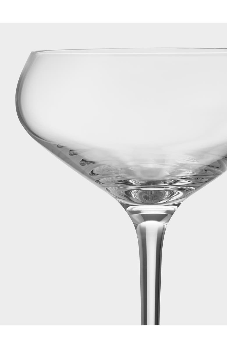 Orrefors More Set of 4 Crystal Coupe Cocktail Glasses, Alternate, color, Clear