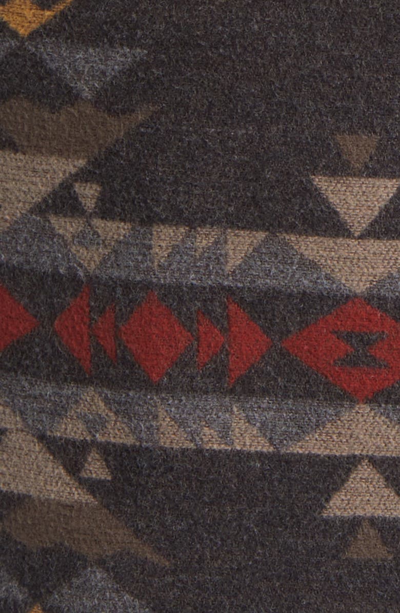 Pendleton Bay City Fleece Lined Snap-Up Shirt Jacket, Alternate, color, 