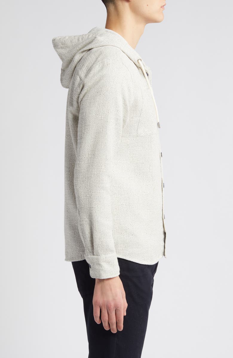 Robert Barakett Hamer Button Front Hooded Shirt Jacket, Alternate, color, 