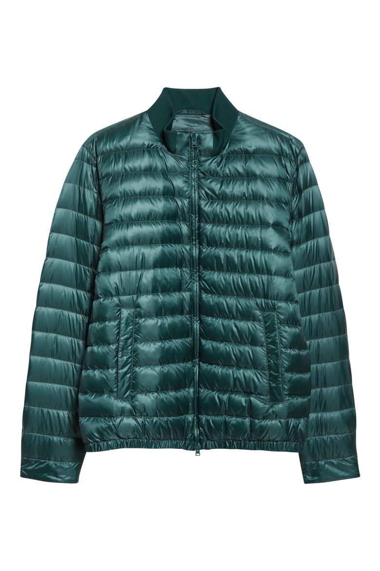 Ultralight Nylon Down Jacket, Alternate, color, BOTTLE GREEN