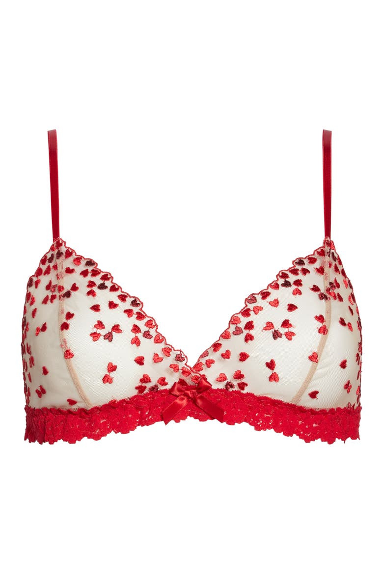 Heartthrob Bralette, Alternate, color, RED MULTI