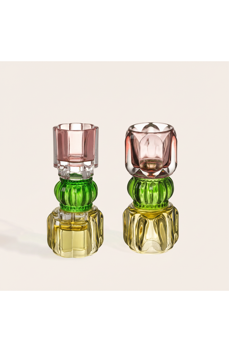 Zsa Zsa Zsu Nanjing Glass Decorative Object 2 Pcs Set, Main, color, Green