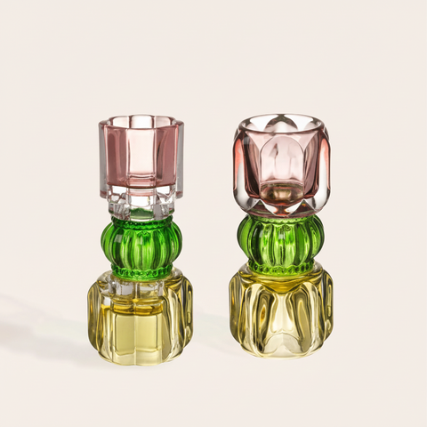 Nanjing Glass Decorative Object 2 Pcs Set