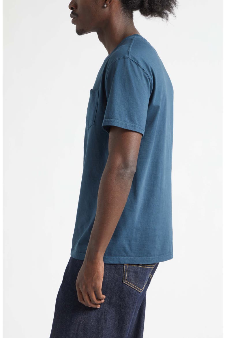 Core Logo Pocket T-Shirt, Alternate, color, EMERALD PIGMENT DYE