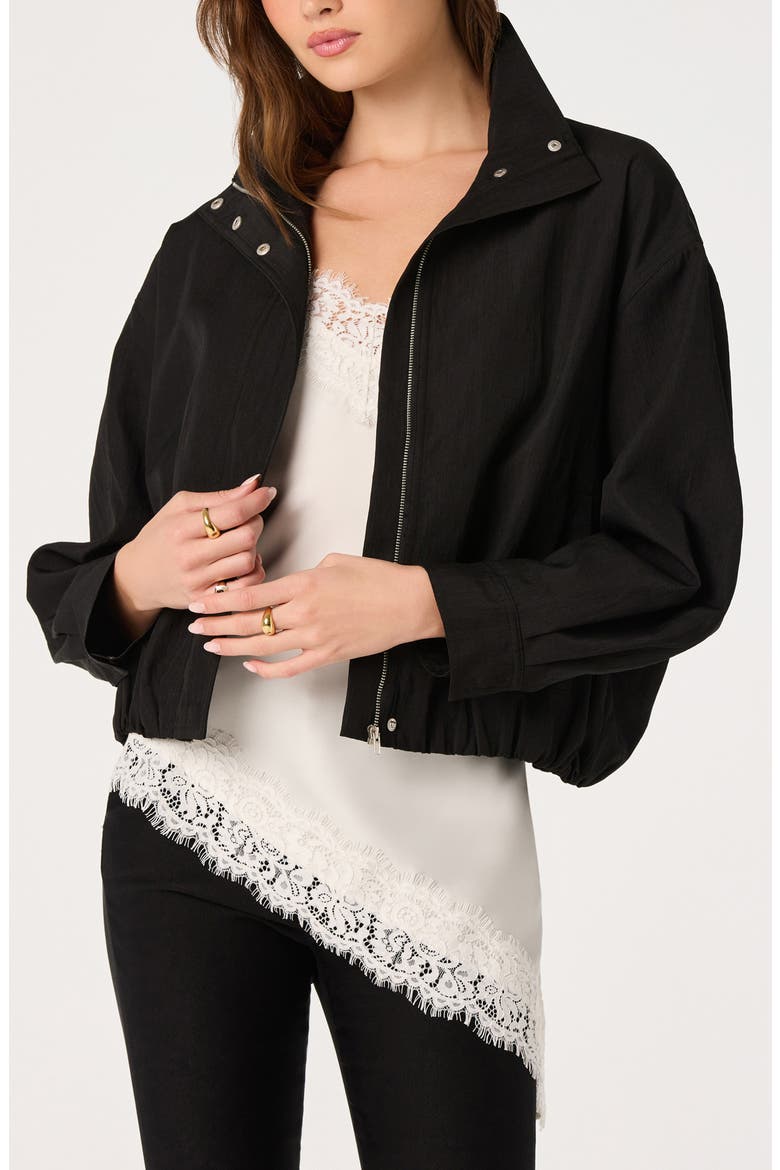 Collins Bomber Jacket, Main, color, BLACK