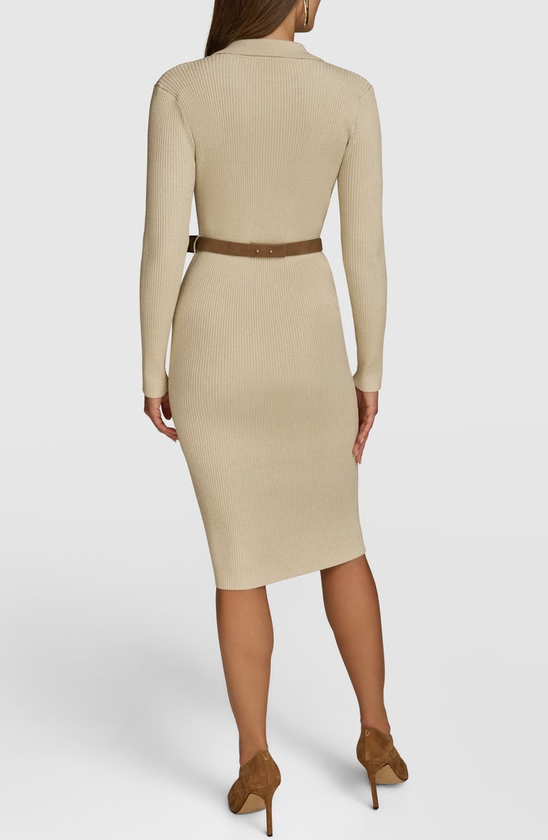Donna Karan New York Long Sleeve Midi Sweater Dress, Alternate, color,