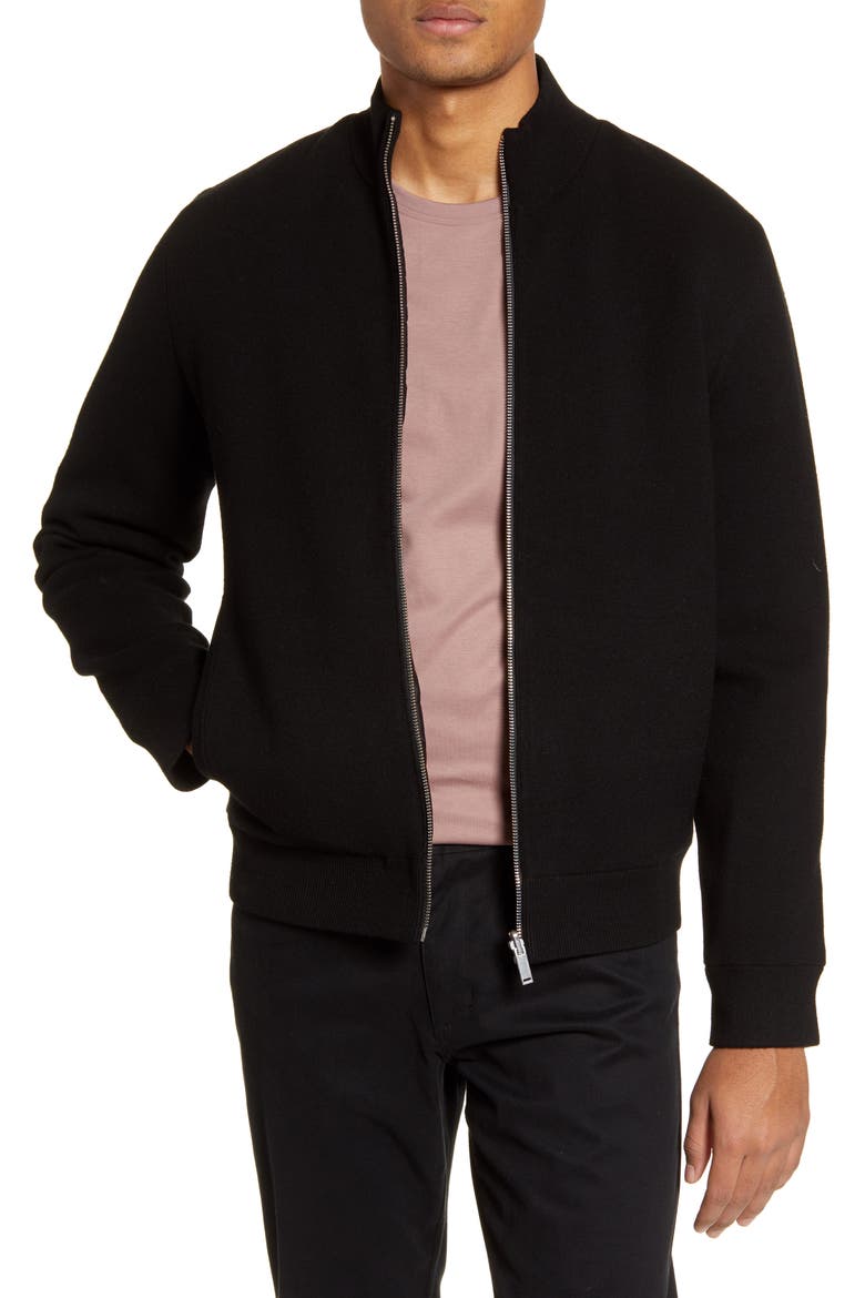 Boglio Fine Bilen Reversible Jacket, Main, color, BLACK MULTI